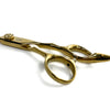thinning shear, gold, lightweight, adjustable tension, all glory, scissors