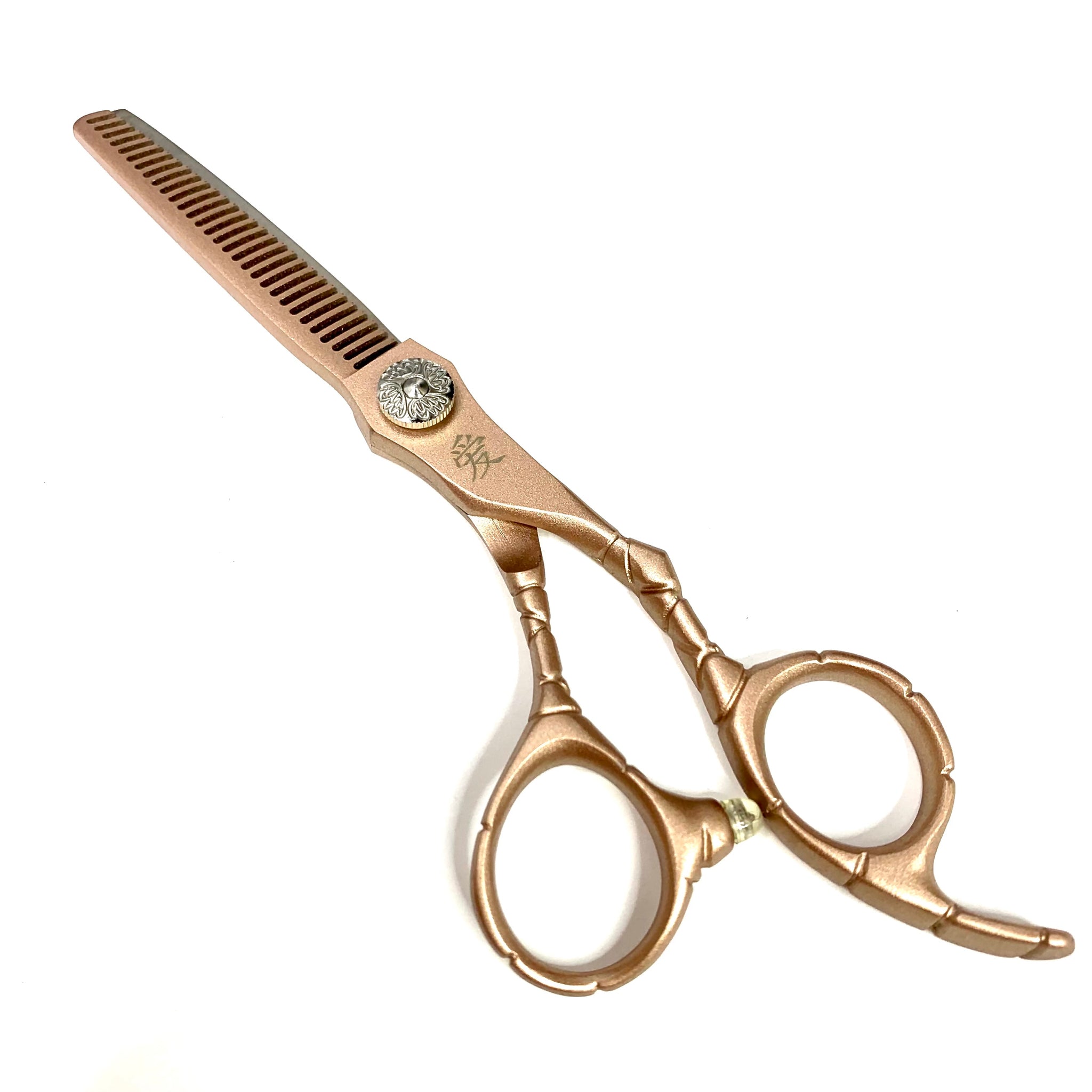 divine being, rose gold, thinning shear, lightweight, adjustable tension, scissors
