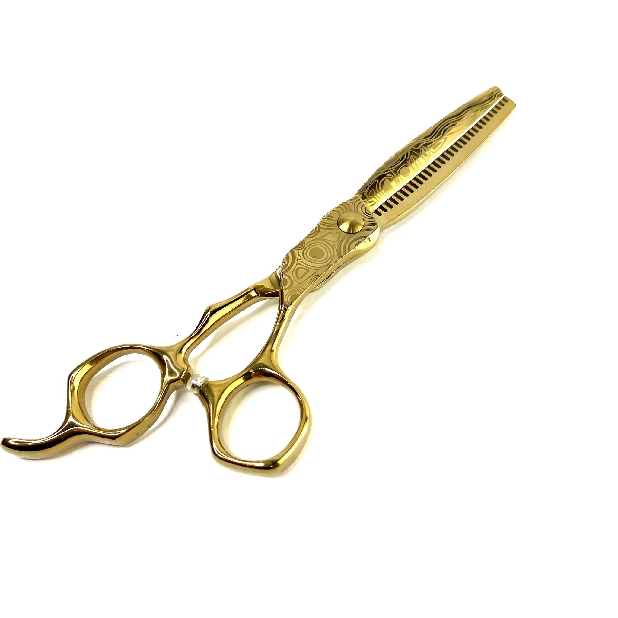 Master Barber & Salon Curved Gold Scissors